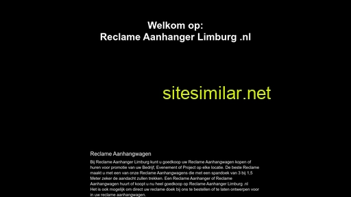 reclameaanhangerlimburg.nl alternative sites