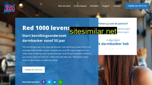red1000levens.nl alternative sites