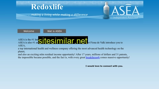 redoxlife.nl alternative sites