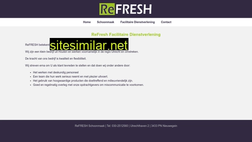 refresh-schoonmaak.nl alternative sites