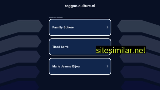 reggae-culture.nl alternative sites