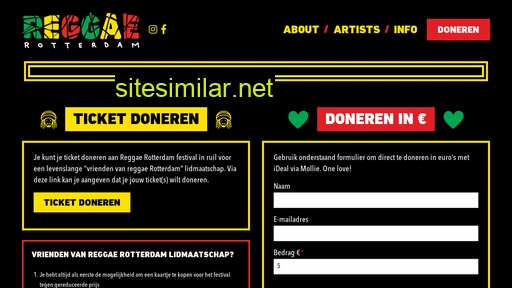 reggaefestival.nl alternative sites
