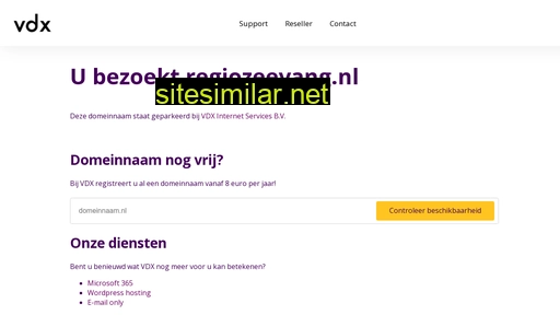regiozeevang.nl alternative sites