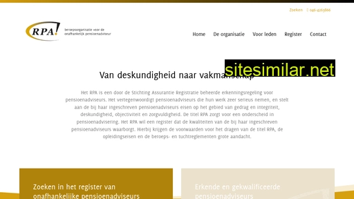 registerpensioenadviseur.nl alternative sites