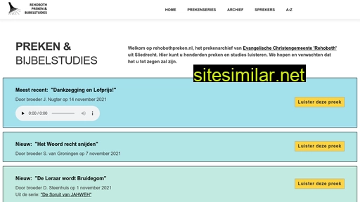 rehobothpreken.nl alternative sites