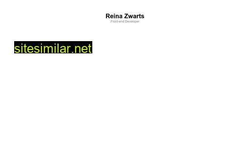 reinazwarts.nl alternative sites