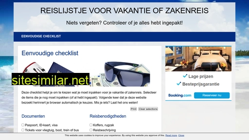 reislijstje.nl alternative sites