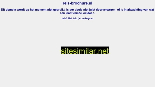 reis-brochure.nl alternative sites