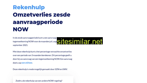 rekenhulpomzetverlies.nl alternative sites