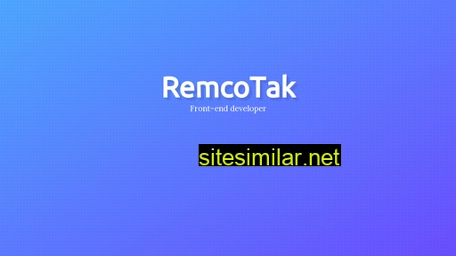 remcotak.nl alternative sites