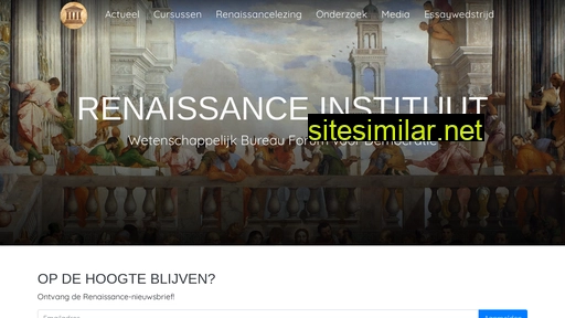 Renaissanceinstituut similar sites