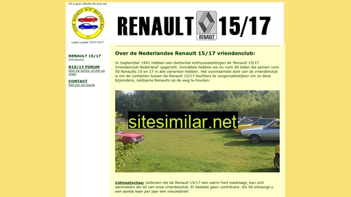 Renault15-17 similar sites