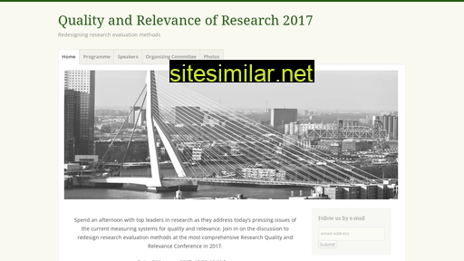 researchrelevance.nl alternative sites