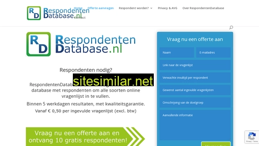 respondentendatabase.nl alternative sites