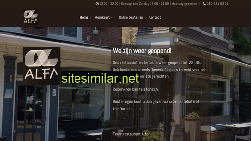 restaurantalfa.nl alternative sites
