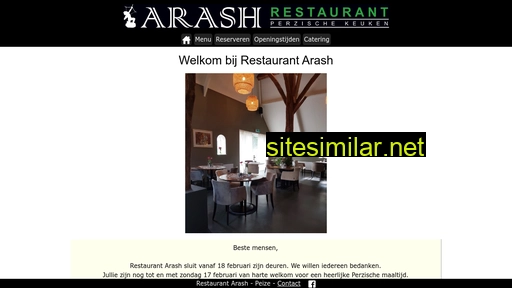 restaurantarash.nl alternative sites
