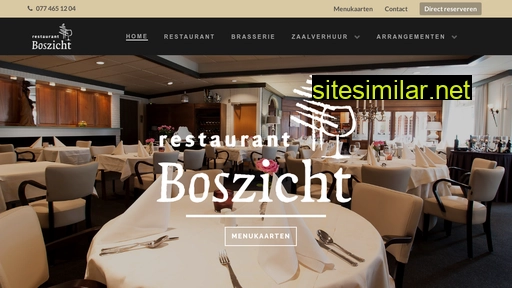 restaurantboszicht.nl alternative sites