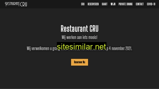 restaurantcru.nl alternative sites