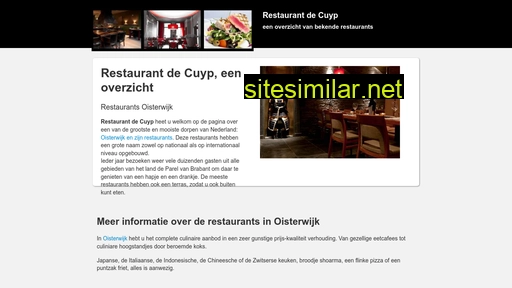 restaurantdecuyp.nl alternative sites