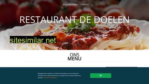 restaurantdedoelen-muiden.nl alternative sites