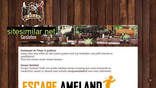 restaurantdepiraat.nl alternative sites