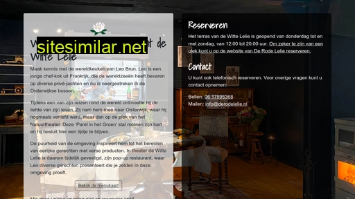 restaurantdewittelelie.nl alternative sites