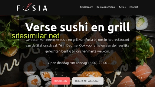 restaurantfusia.nl alternative sites