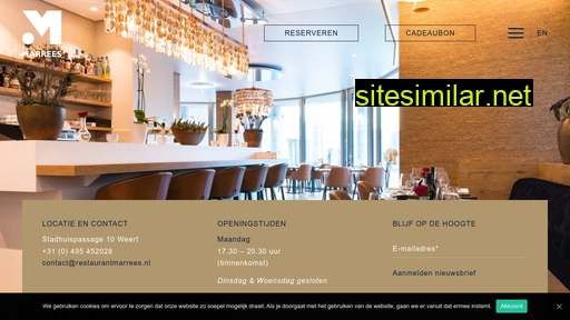 restaurantmarrees.nl alternative sites