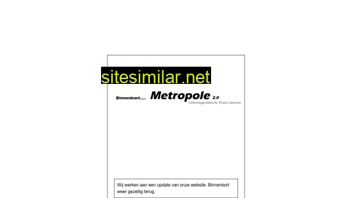restaurantmetropole.nl alternative sites