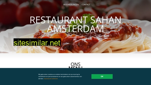 restaurantsahan-amsterdam.nl alternative sites