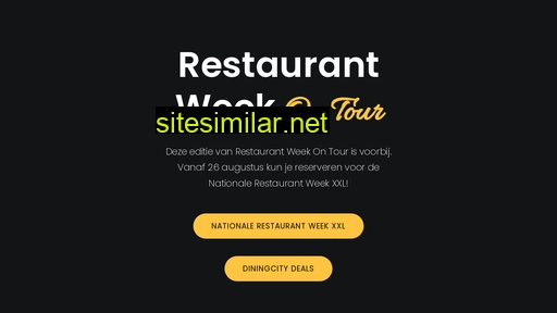 Restaurantweekontour similar sites