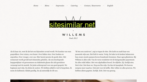 restaurantwillems.nl alternative sites