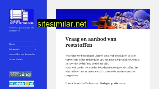 reststoffenbeurs.nl alternative sites