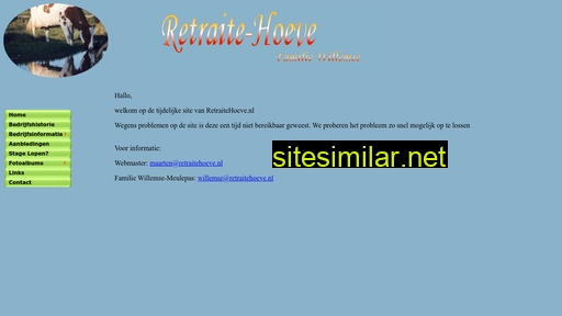 retraitehoeve.nl alternative sites