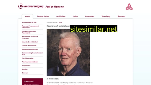 reumaverenigingpeelenmaas.nl alternative sites