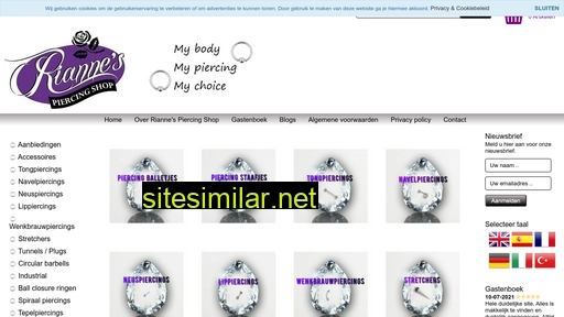 riannespiercingshop.nl alternative sites