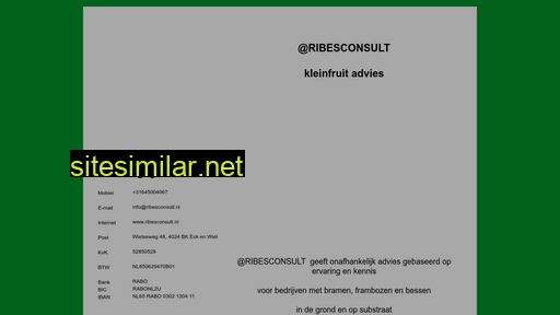 ribesconsult.nl alternative sites