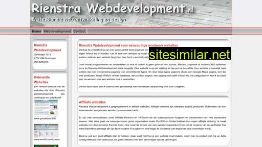rienstrawebdevelopment.nl alternative sites