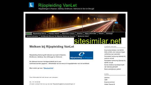 rijopleidingvanlet.nl alternative sites