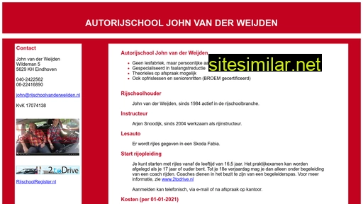 rijschoolvanderweijden.nl alternative sites