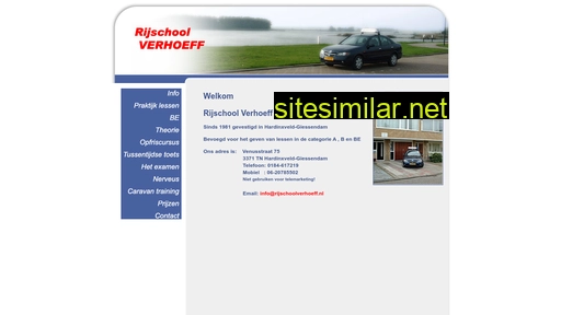rijschoolverhoeff.nl alternative sites