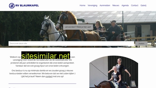 rijvereniging-blauwkapel.nl alternative sites