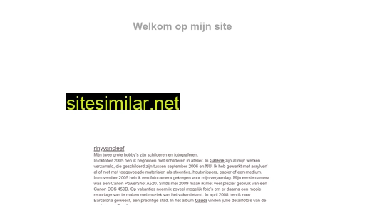 rinyvancleef.nl alternative sites