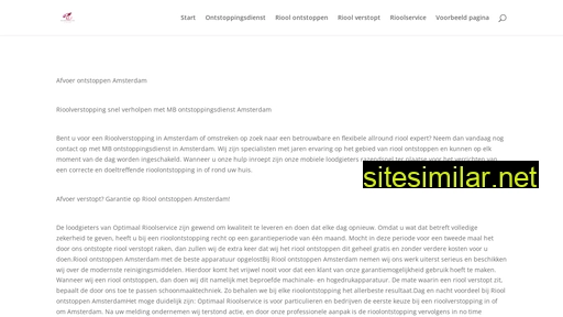 rioolontstoppen-amsterdam.nl alternative sites