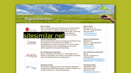 rkgoededoelen.nl alternative sites
