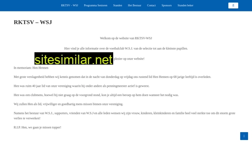 rktsv-wsj.nl alternative sites