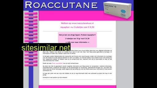 roaccutanekuur.nl alternative sites