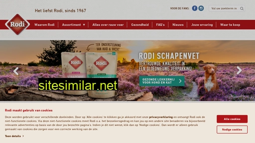 rodi-petfood.nl alternative sites