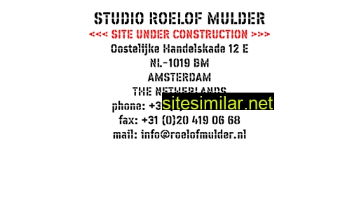 roelofmulder.nl alternative sites