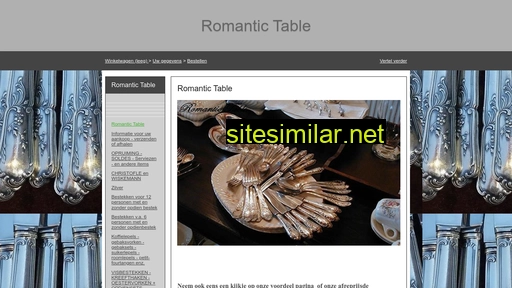 romantictable.nl alternative sites
